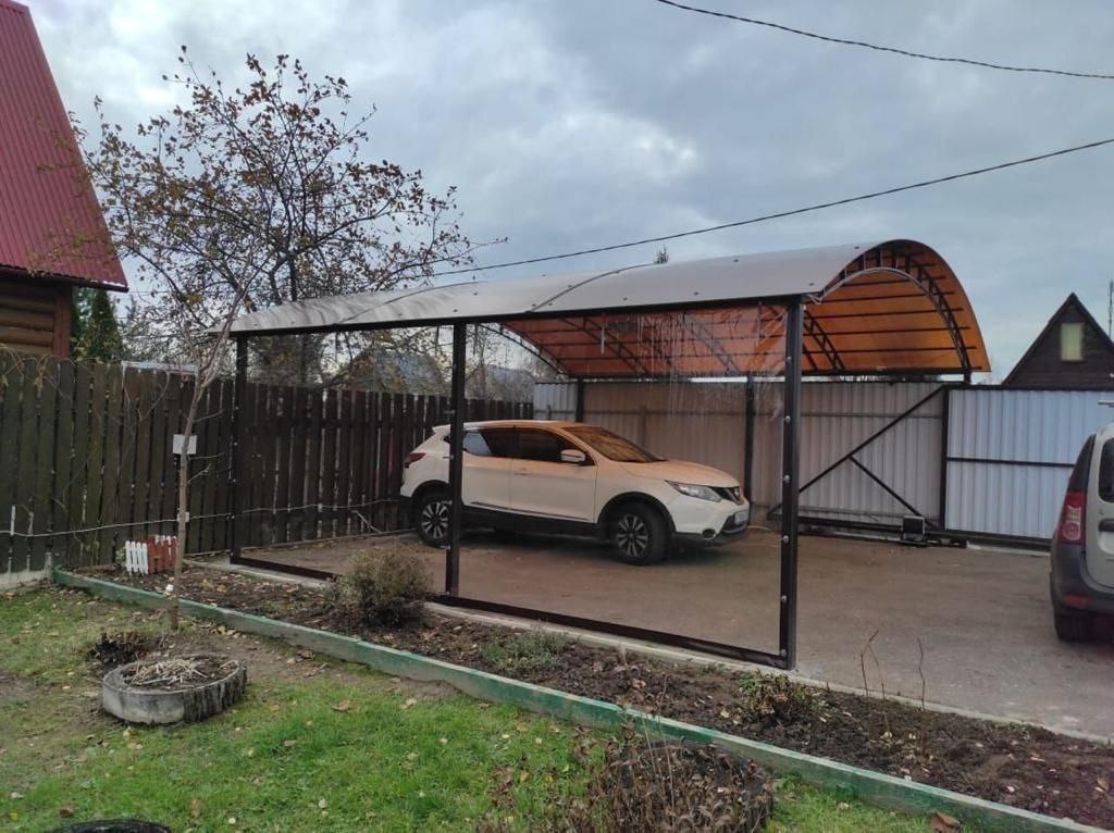 Прозрачные шторы ПВХ для навеса под автомобиль в Новой Москве